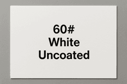 60# White-Uncoated