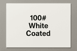 100# White-Coated